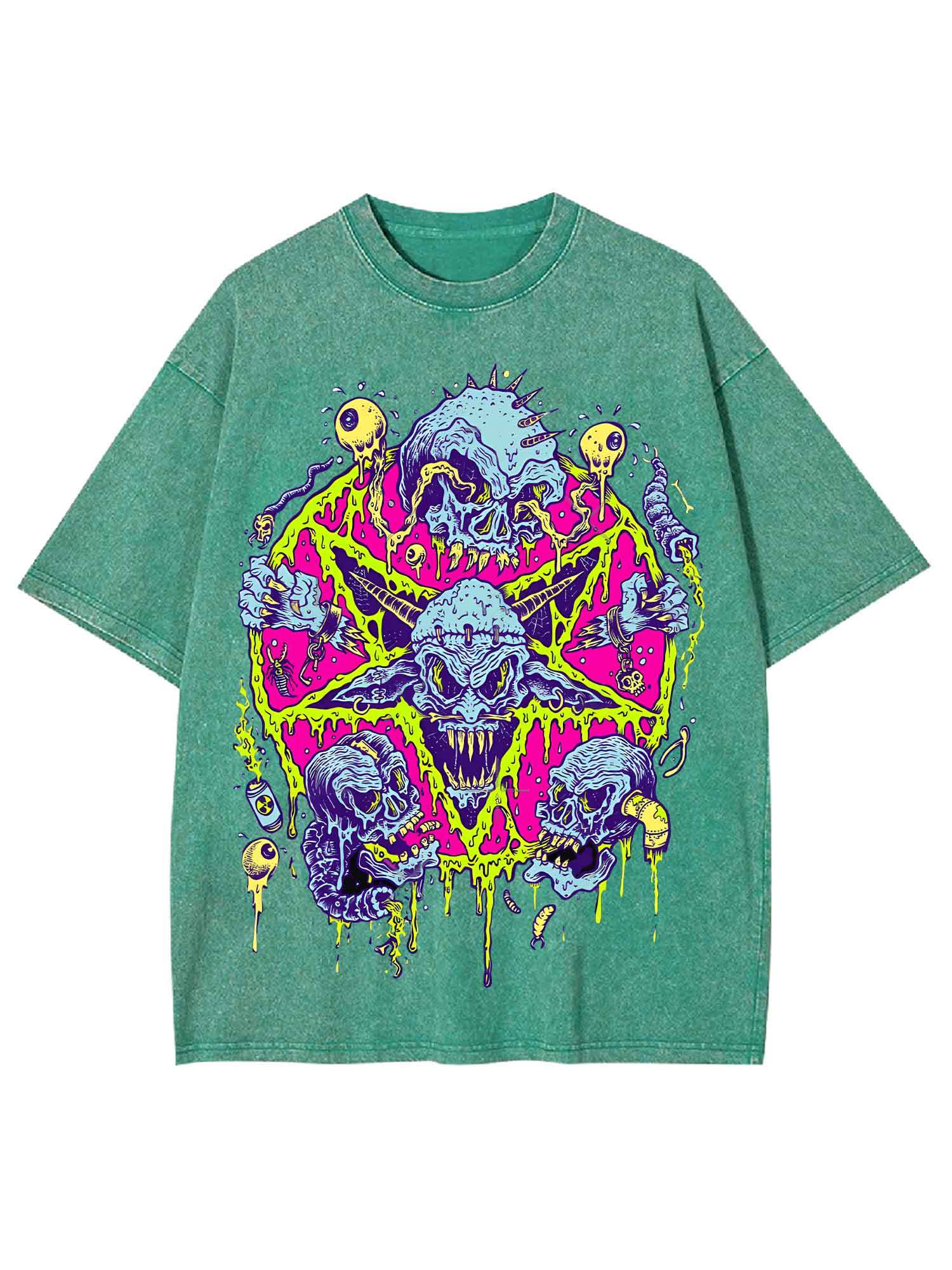 Neon Nightmare Washed Tshirt