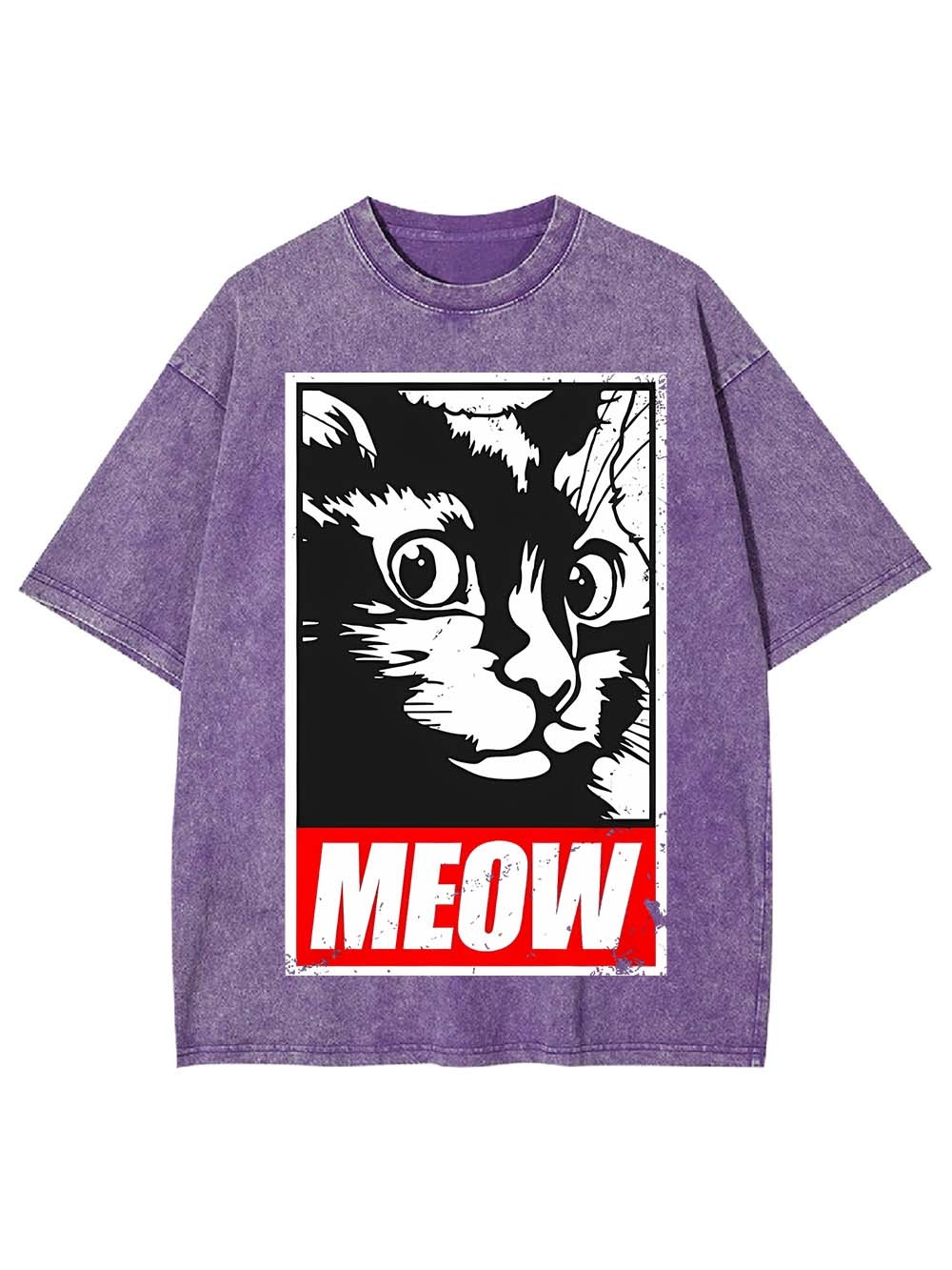 MEOW WASHED TSHIRT