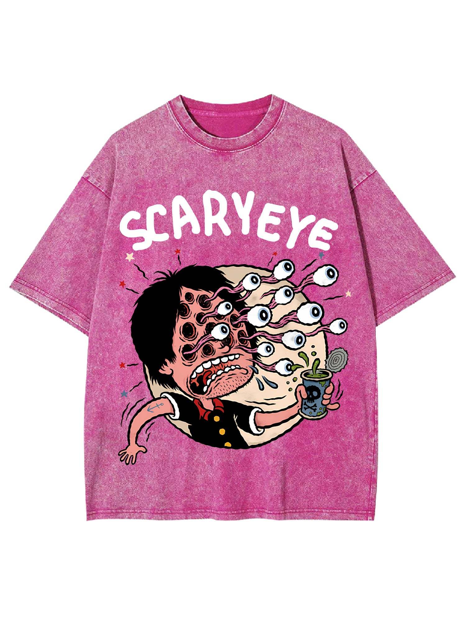 Scary Eye Washed Tshirt
