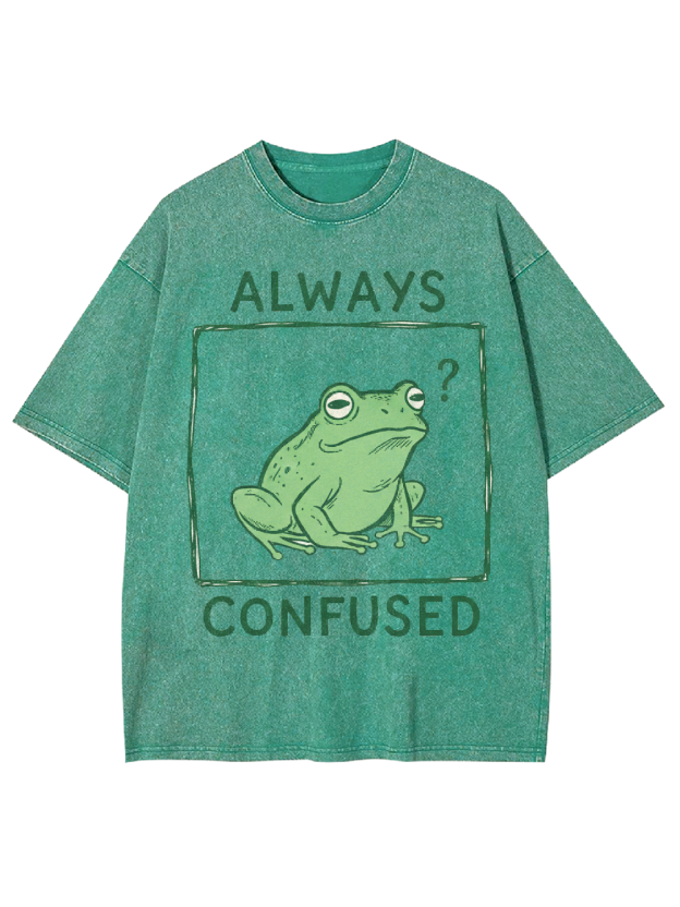 Always confused Washed Tshirt