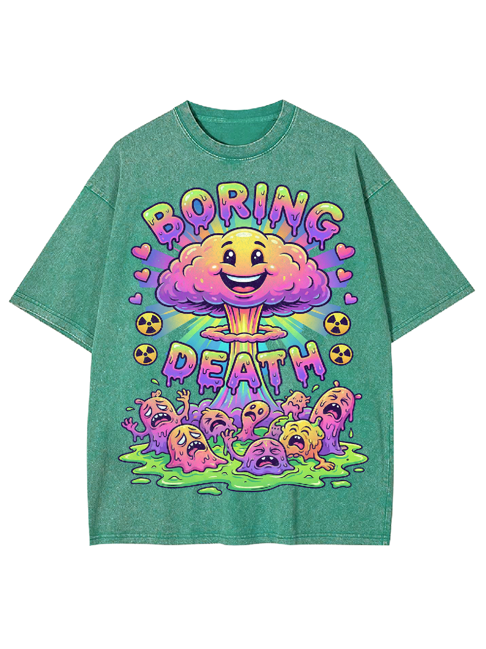 Boring death Washed Tshirt