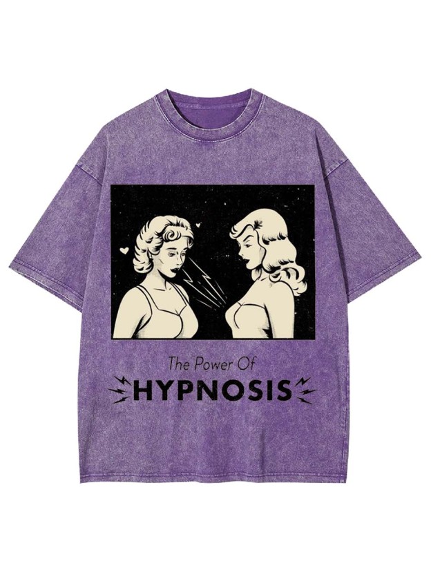 The Power Of Hypnosis Washed Tshirt