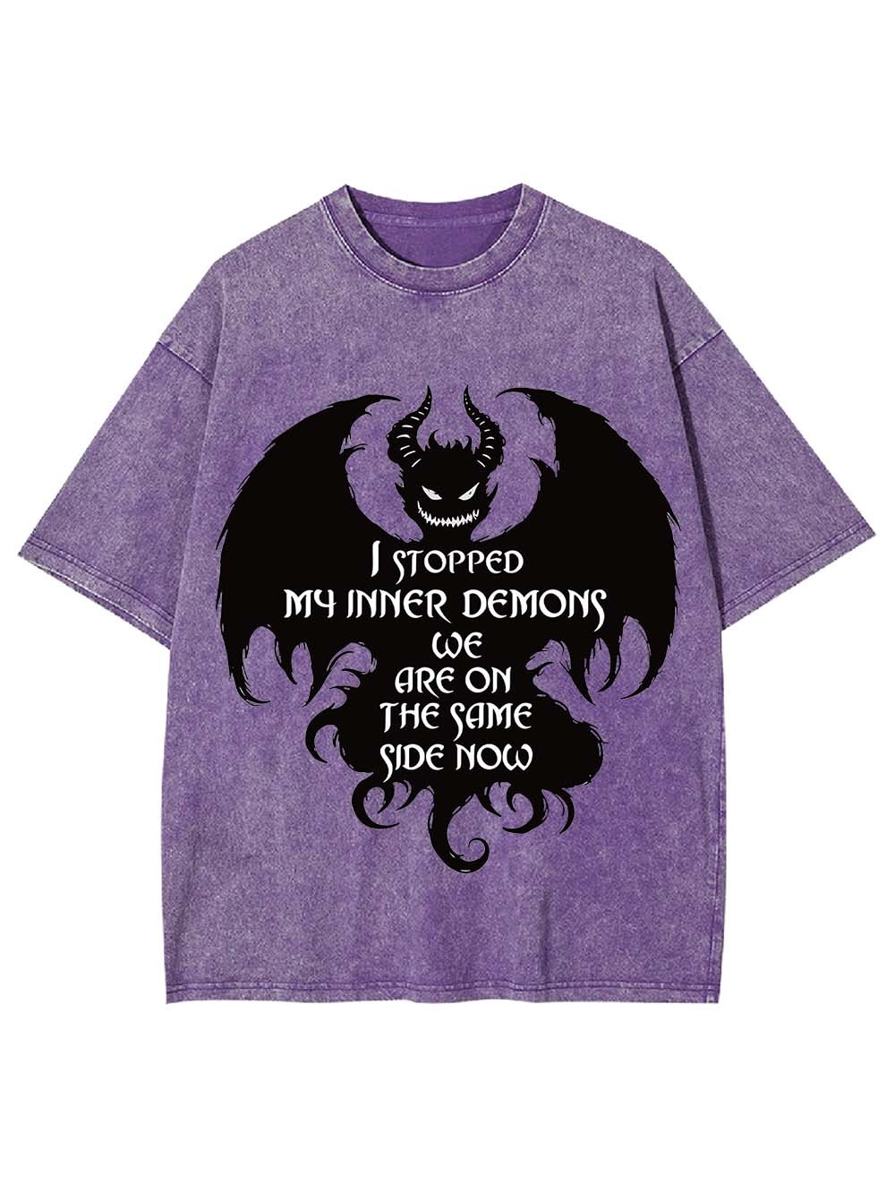 Embracing My Inner Demons Washed Tshirt