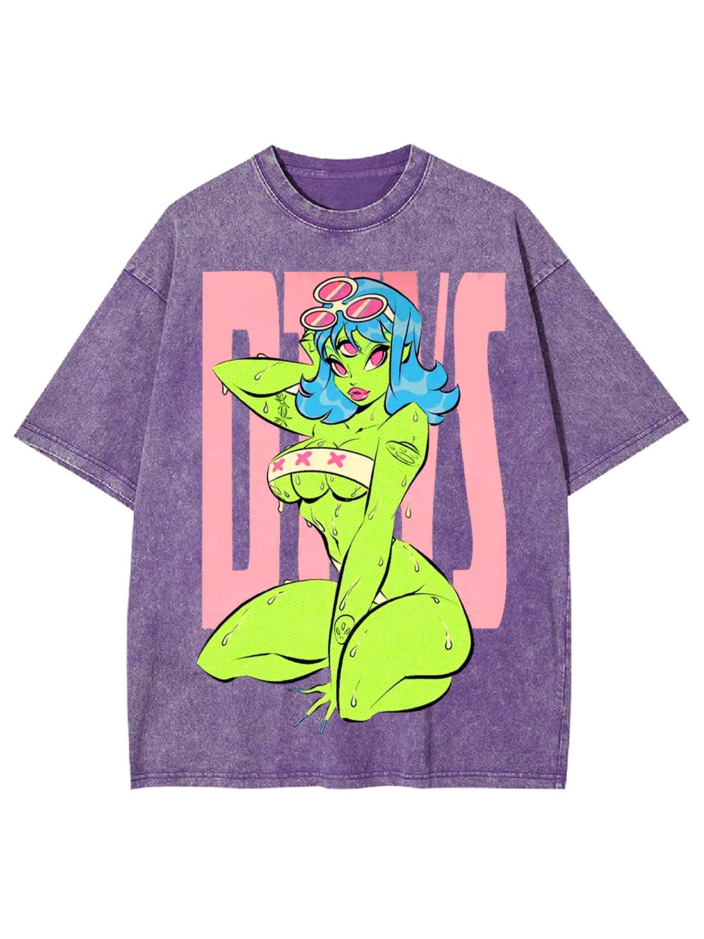 Alien Diva Washed Tshirt