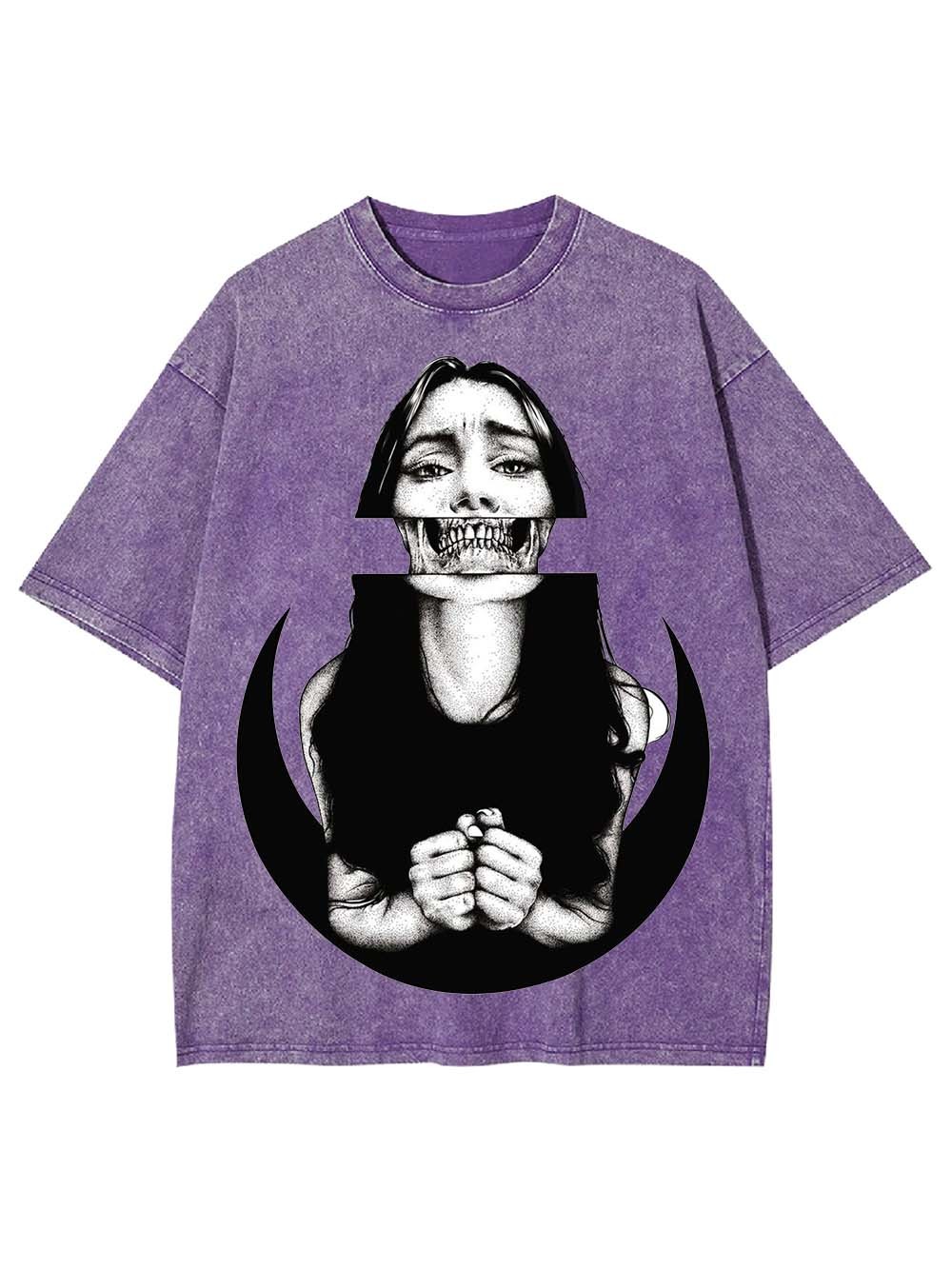 SILENT SCREAM WASHED TSHIRT