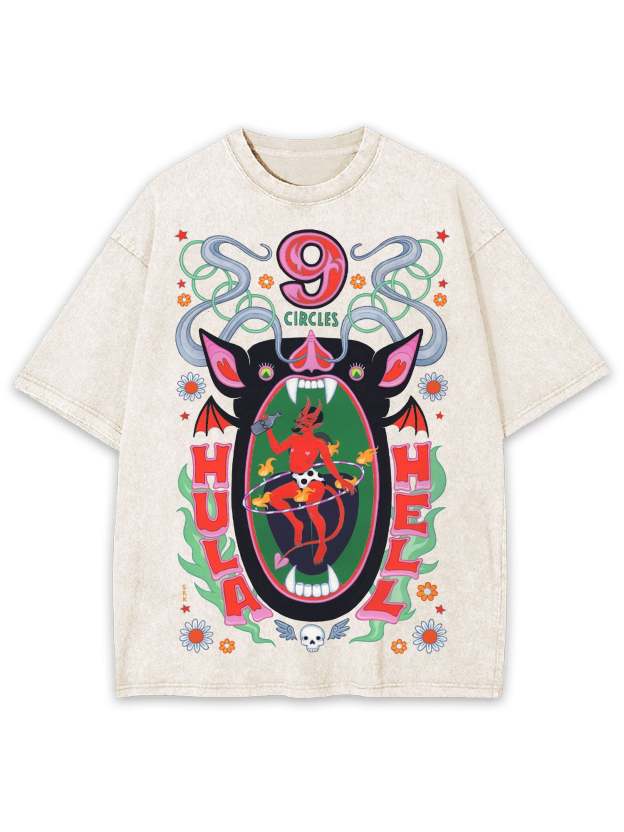Hula Hell Washed Tshirt