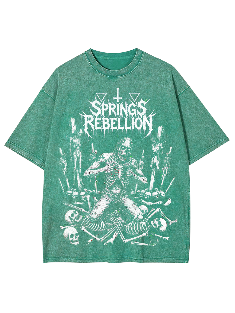 Spring‘s Rebellion Washed Tshirt