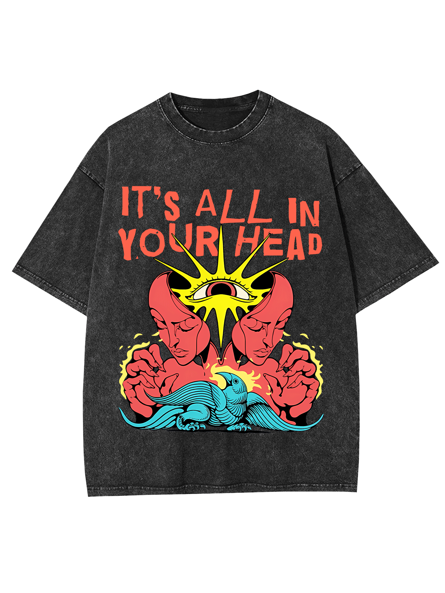 All In Your Head Washed Tshirt