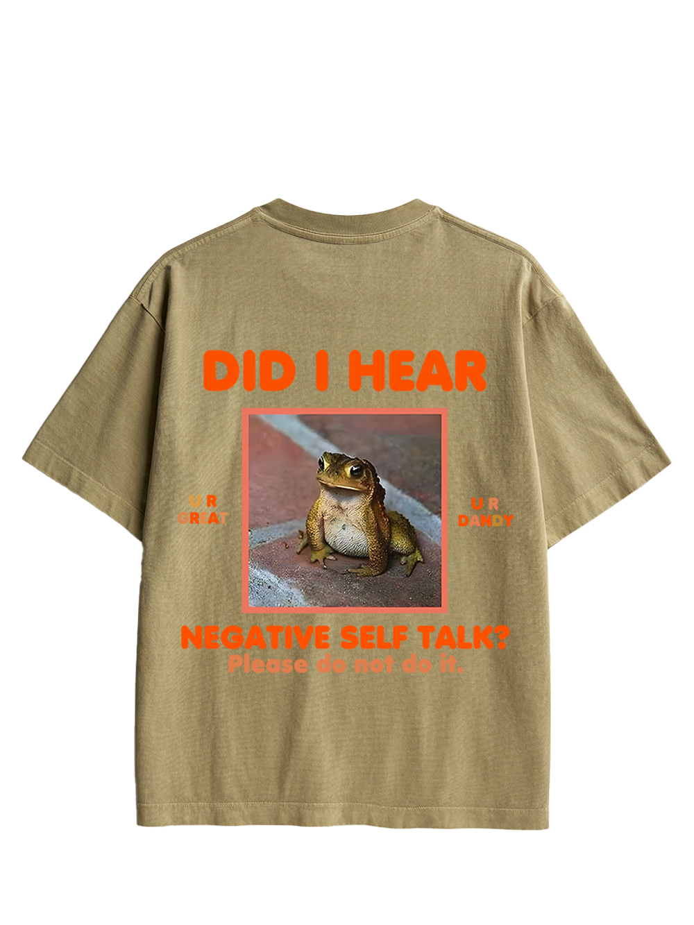 Frog Therapist Double Sided Print Washed TShirt