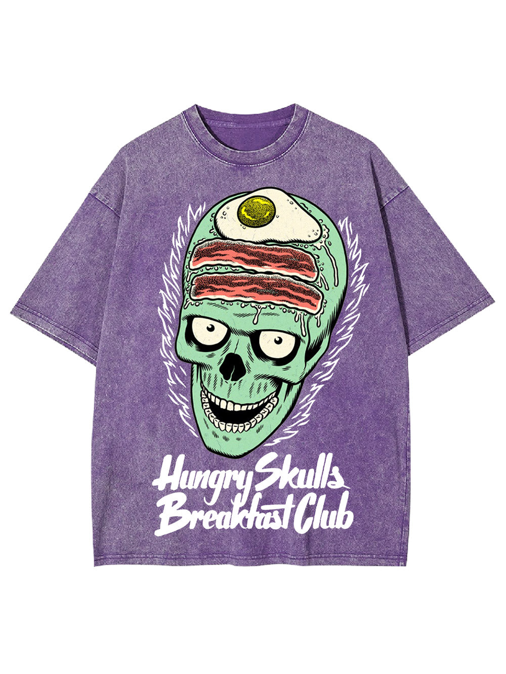 Hungry Skull's Breakfast Club Washed Tshirt