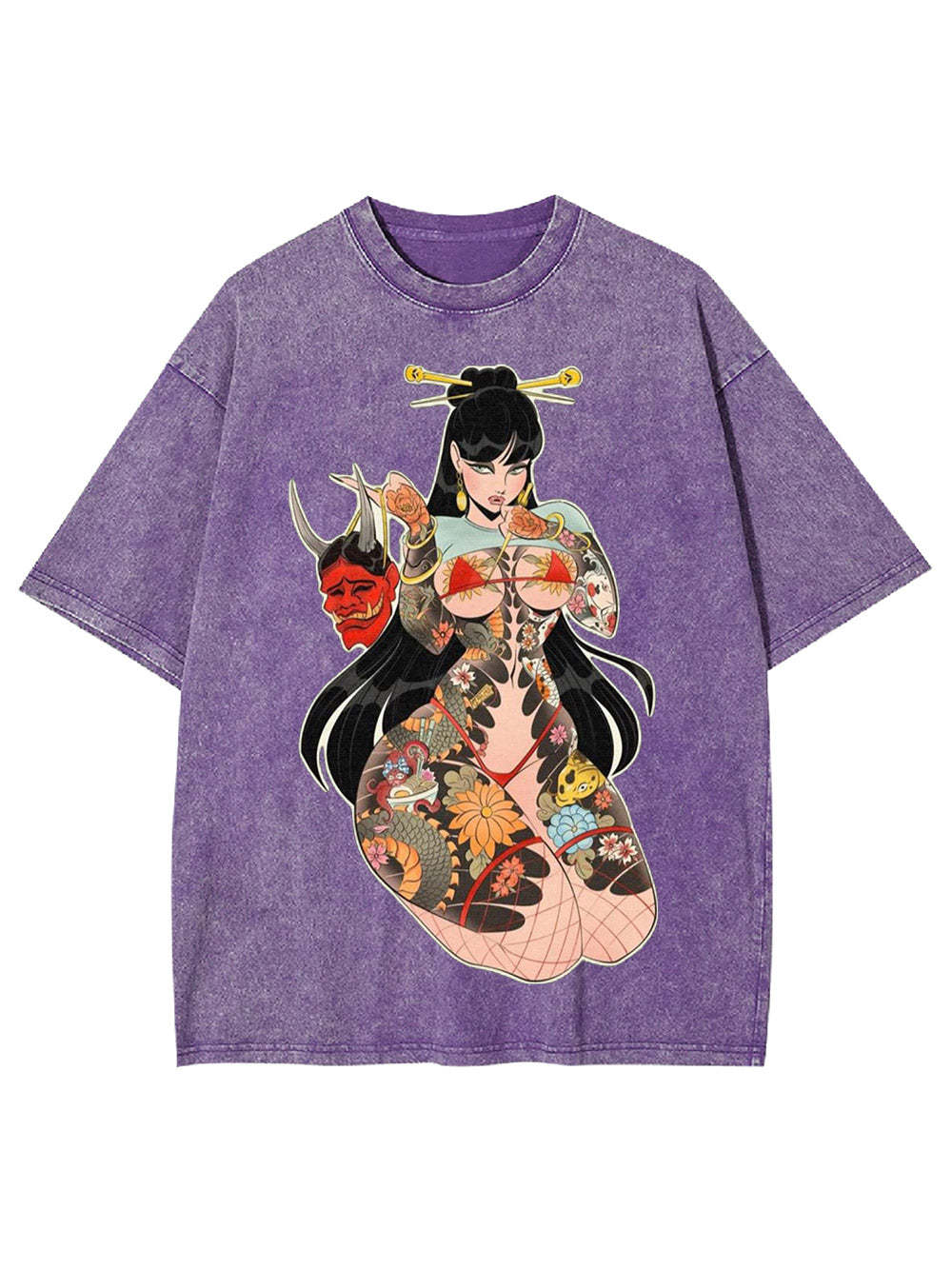 Tattooed Mystique Washed Tshirt