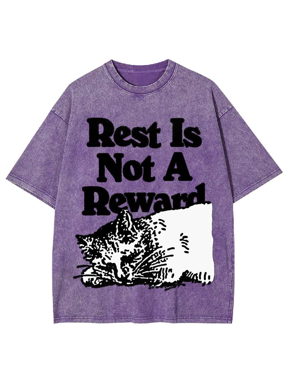Rest Is Not A Reward Washed Tshirt