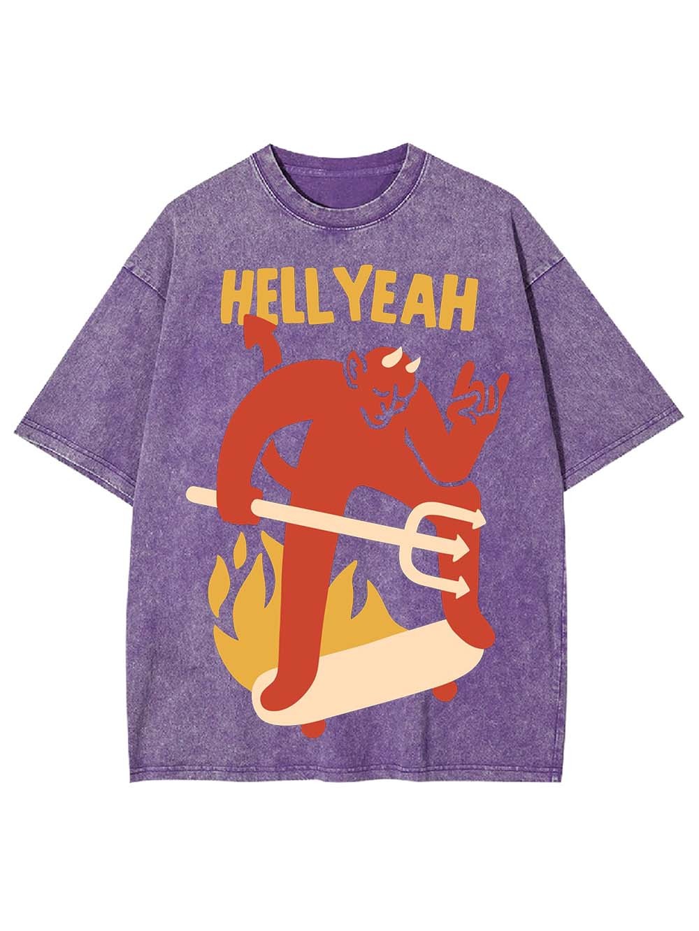 Hell Yeah Washed Tshirt