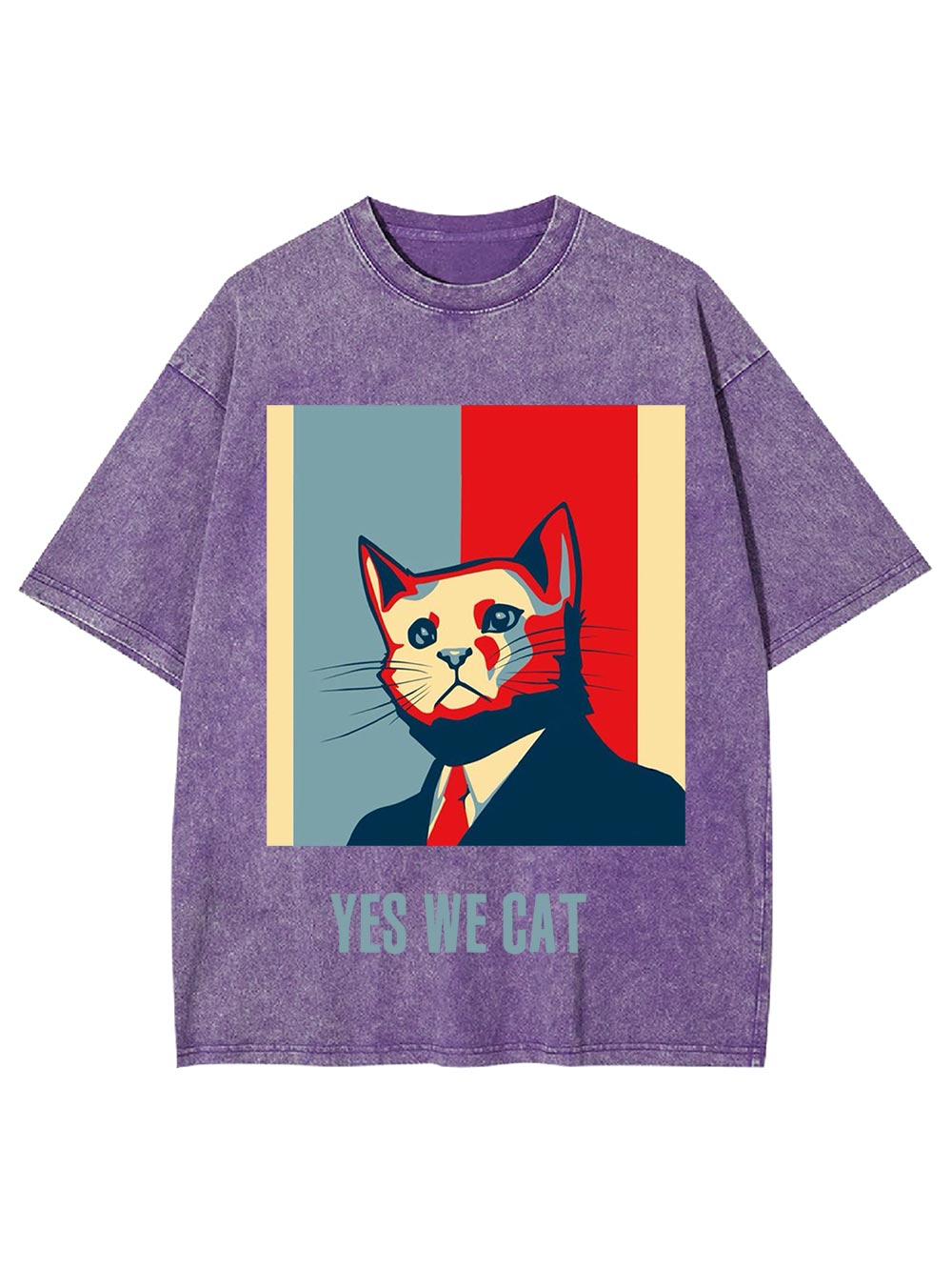 Yes We Cat Washed Tshirt