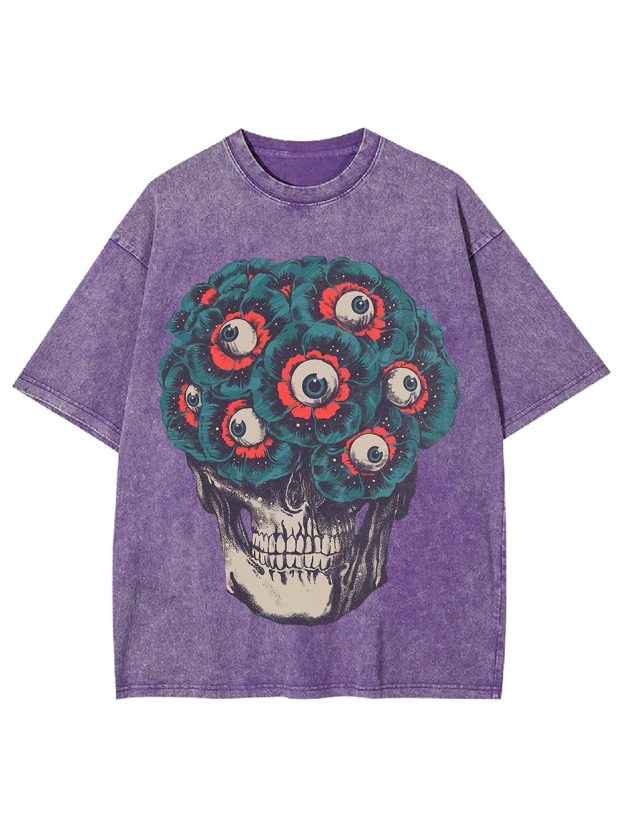 Blooming Gaze Washed Tshirt
