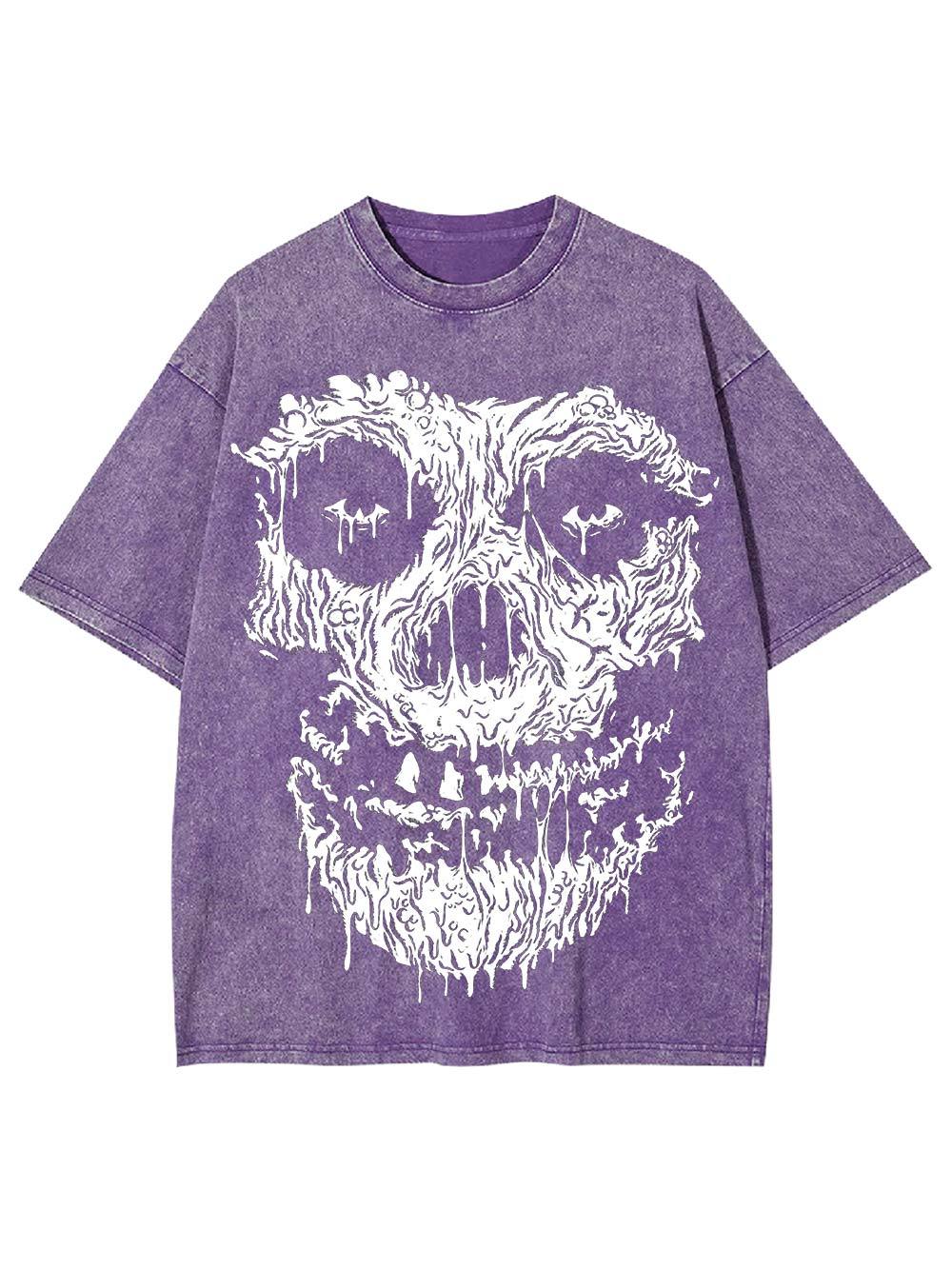 Dissolving Skull Washed Tshirt
