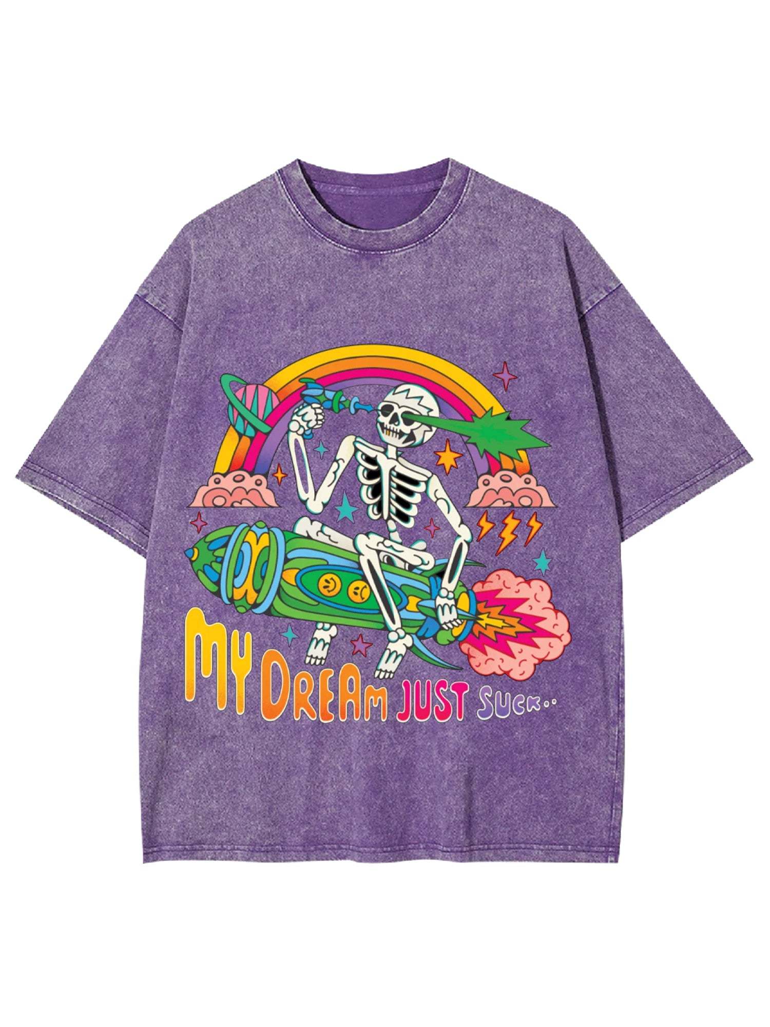My Dream Just Suck Washed Tshirt-ClassyOutlaw Sale