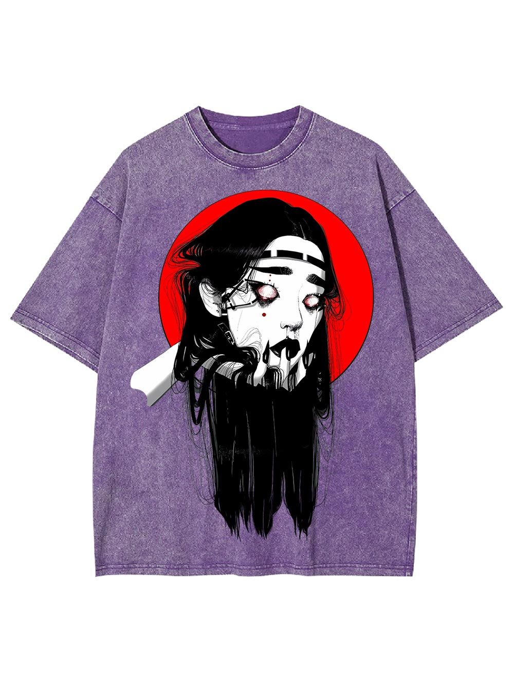 Elegant Skull Washed Tshirt