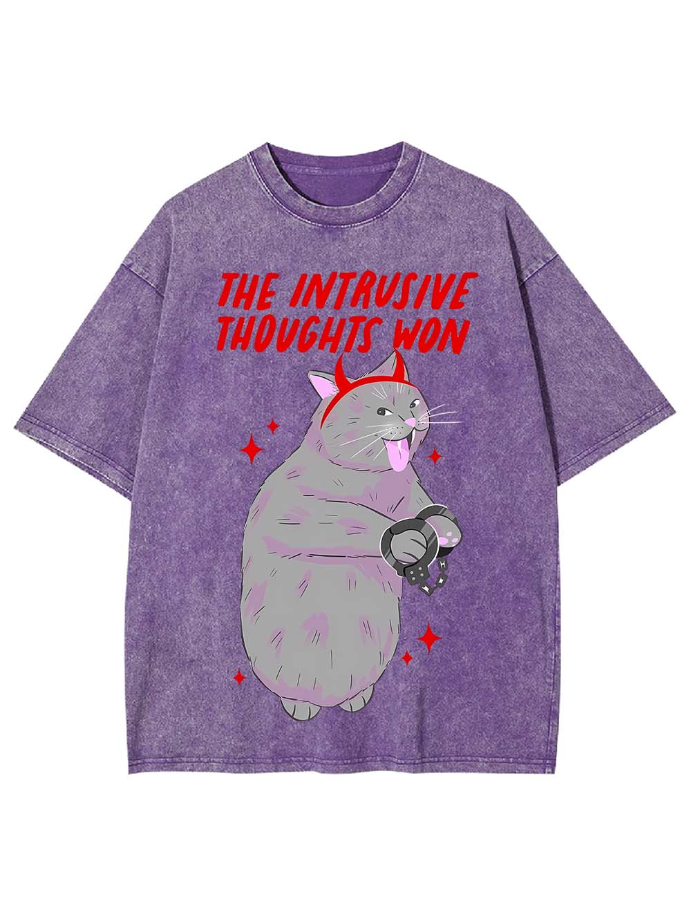 The Intrusive Thoughts Won Washed Tshirt