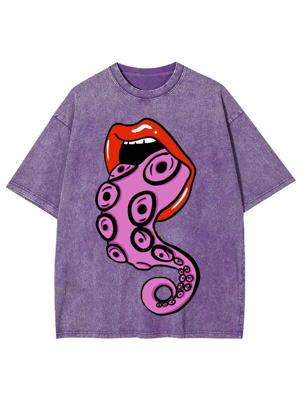 Octopus Tongue Washed Tshirt