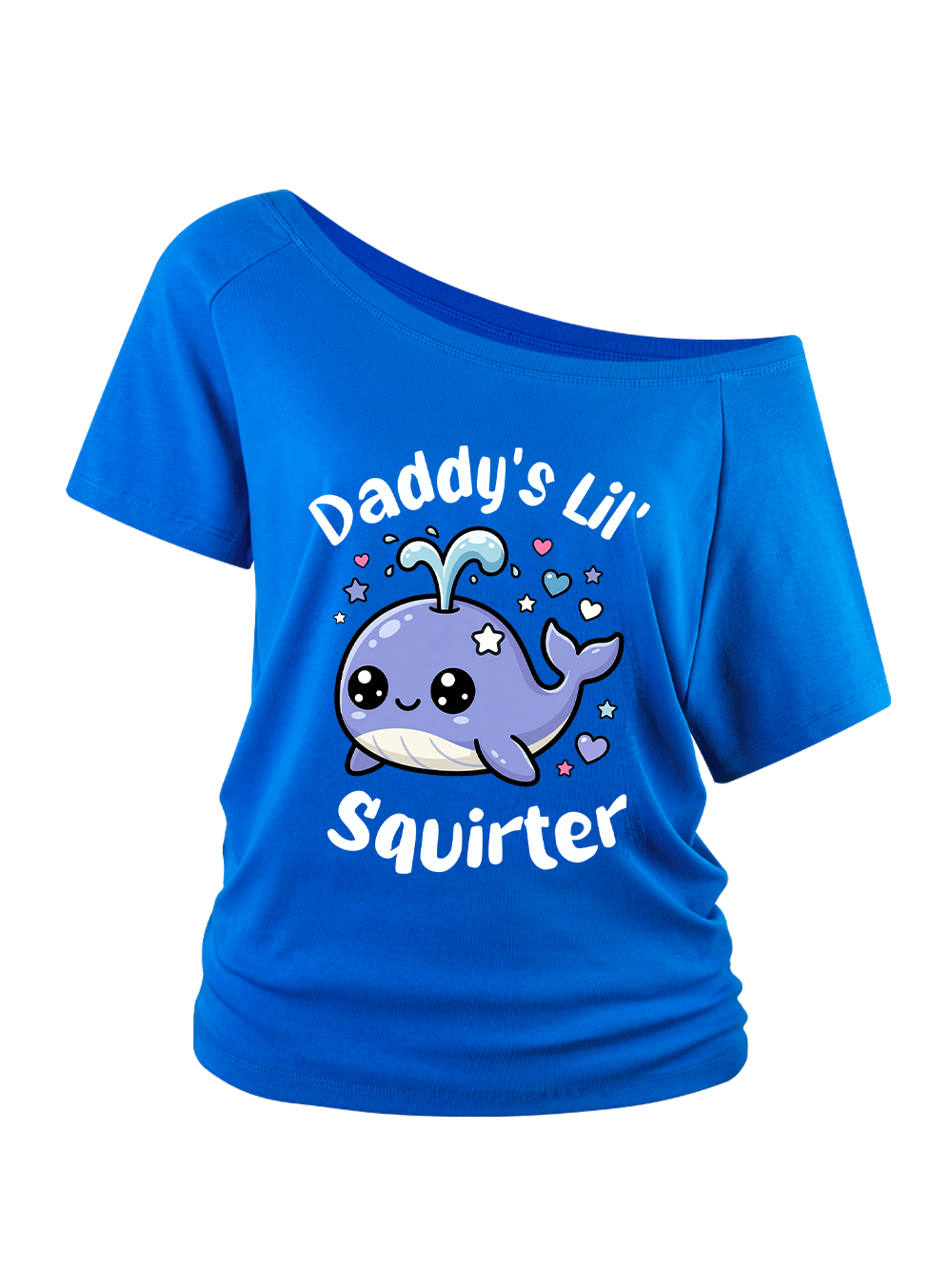 DADDY’S LIL’ SQUIRTER OFF SHOULDER TSHIRT