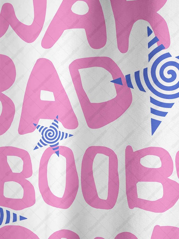 WAR BAD BOOBS GOOD Graphic T-shirt