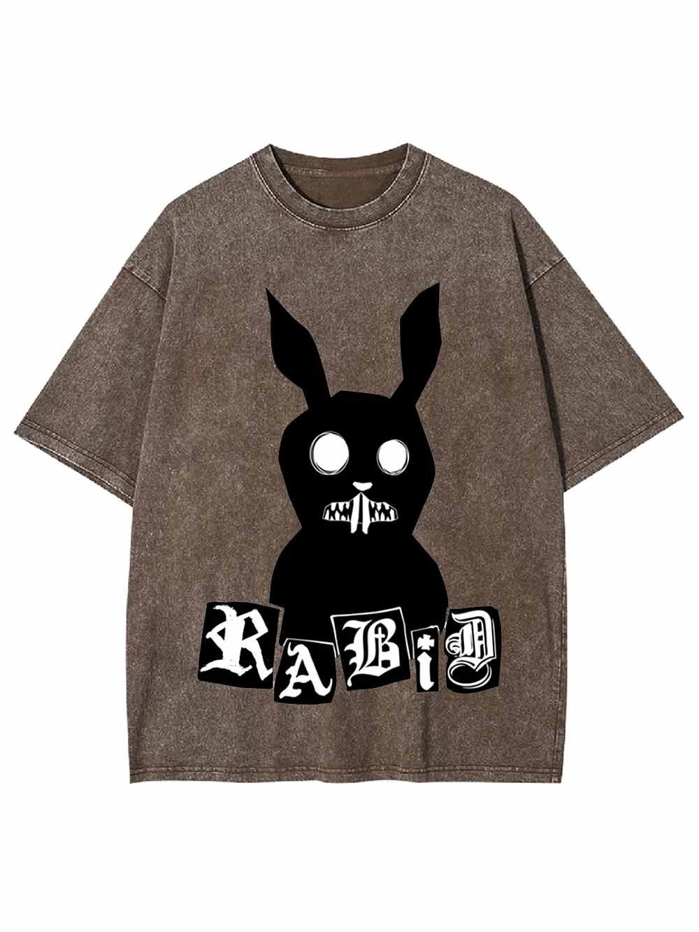 DARK RABBIT WASHED TSHIRT