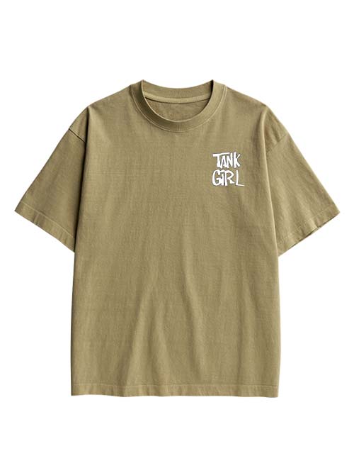 Tank Girl Double Sided Print Washed TShirt