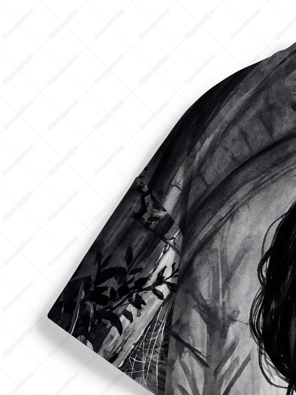 Spider Goth Girl Graphic T-shirt