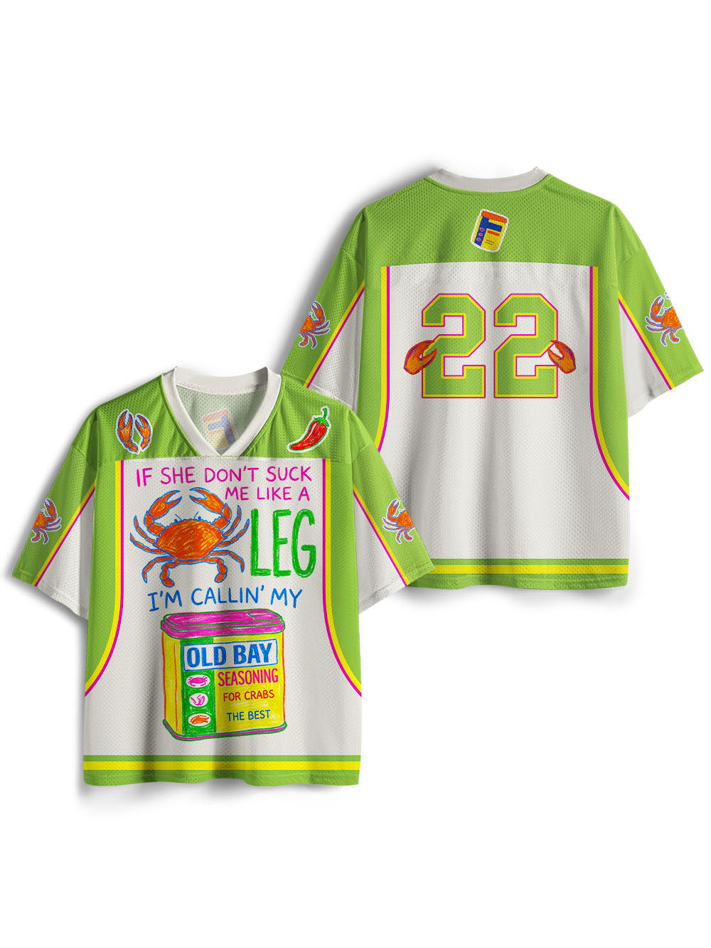 If She Don't Suck Me Like A Leg Mesh Jersey