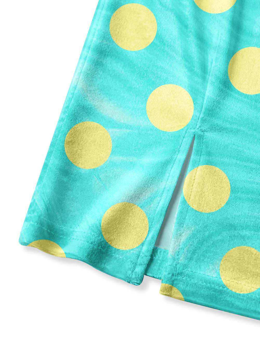 POLKA DOT QIPAO MINI DRESS
