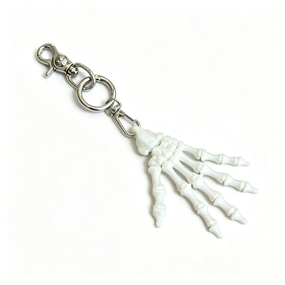 ZINC ALLOY SKELETON CLO KEYCHAIN