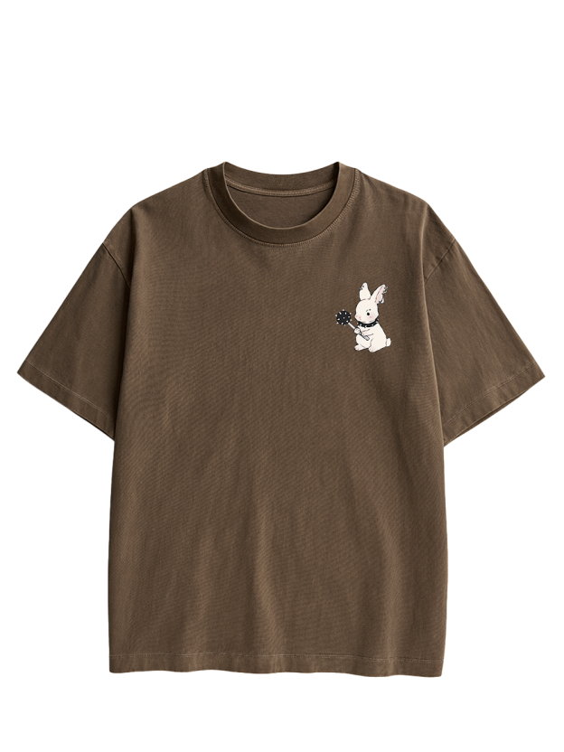 Tough Bunny Double Sided Print Washed TShirt