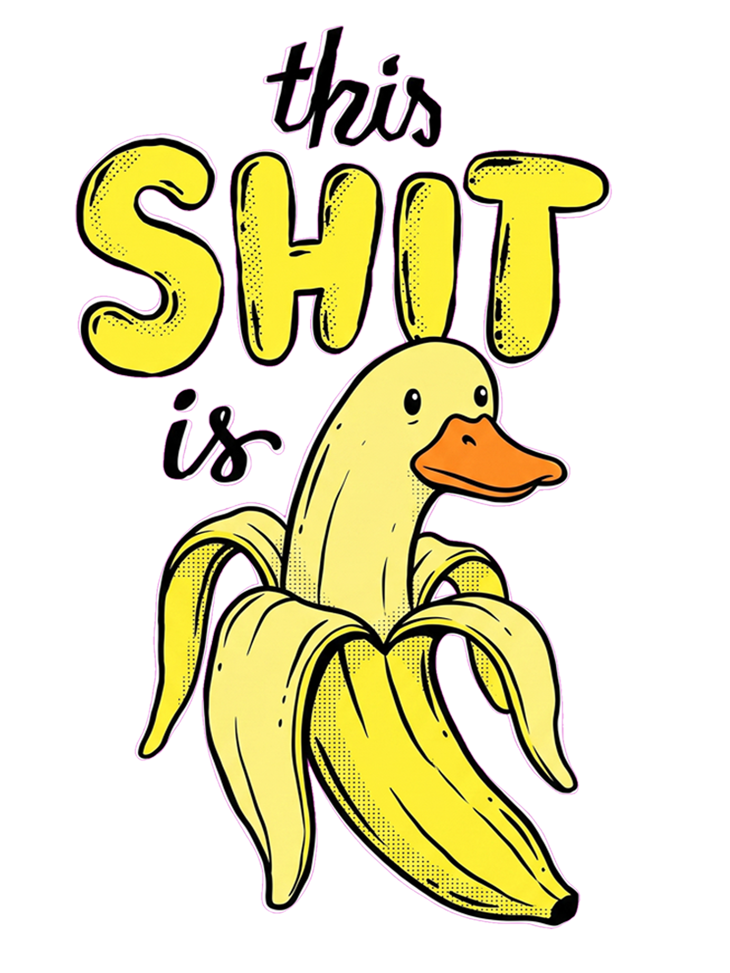 Banana Duck Washed Tshirt