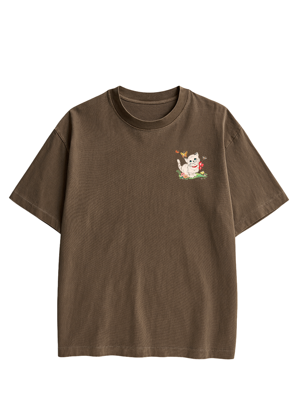 Cute Crisis Double Sided Print Washed TShirt