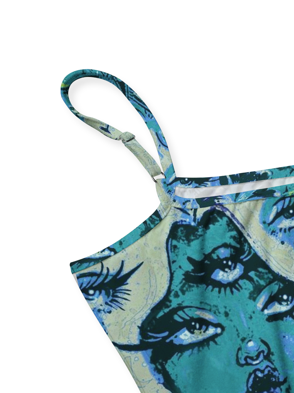 MYSTIC MERMAID DREAM FULL-PRINT SPAGHETTI-STRAP TOP