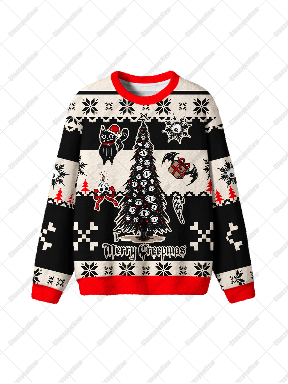 MERRY CREEPMAS UGLY CHRISTMAS SWEATSHIRT