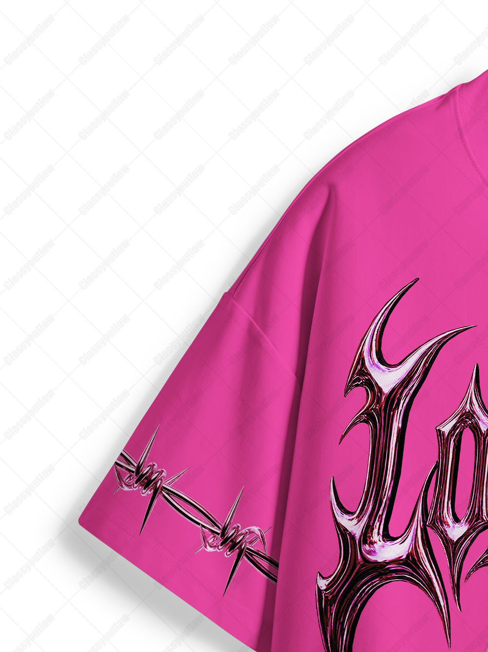 Glam Horror Statement Graphic T-shirt