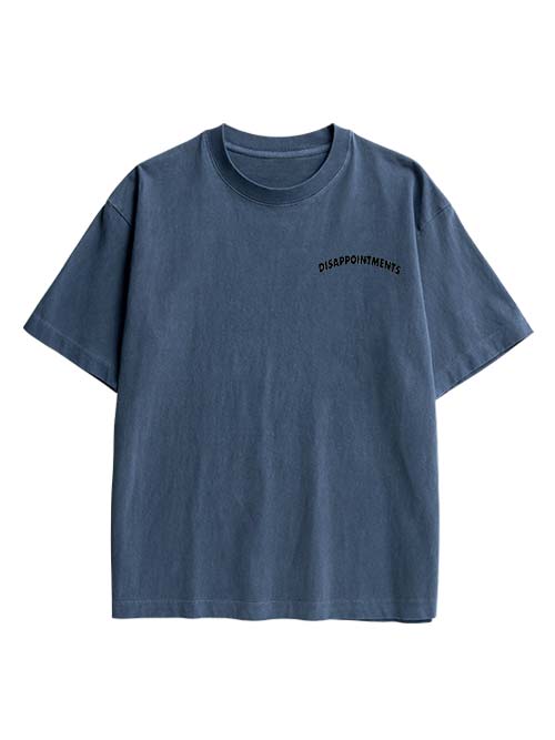 Disappointments All Of You Double Sided Print Washed TShirt