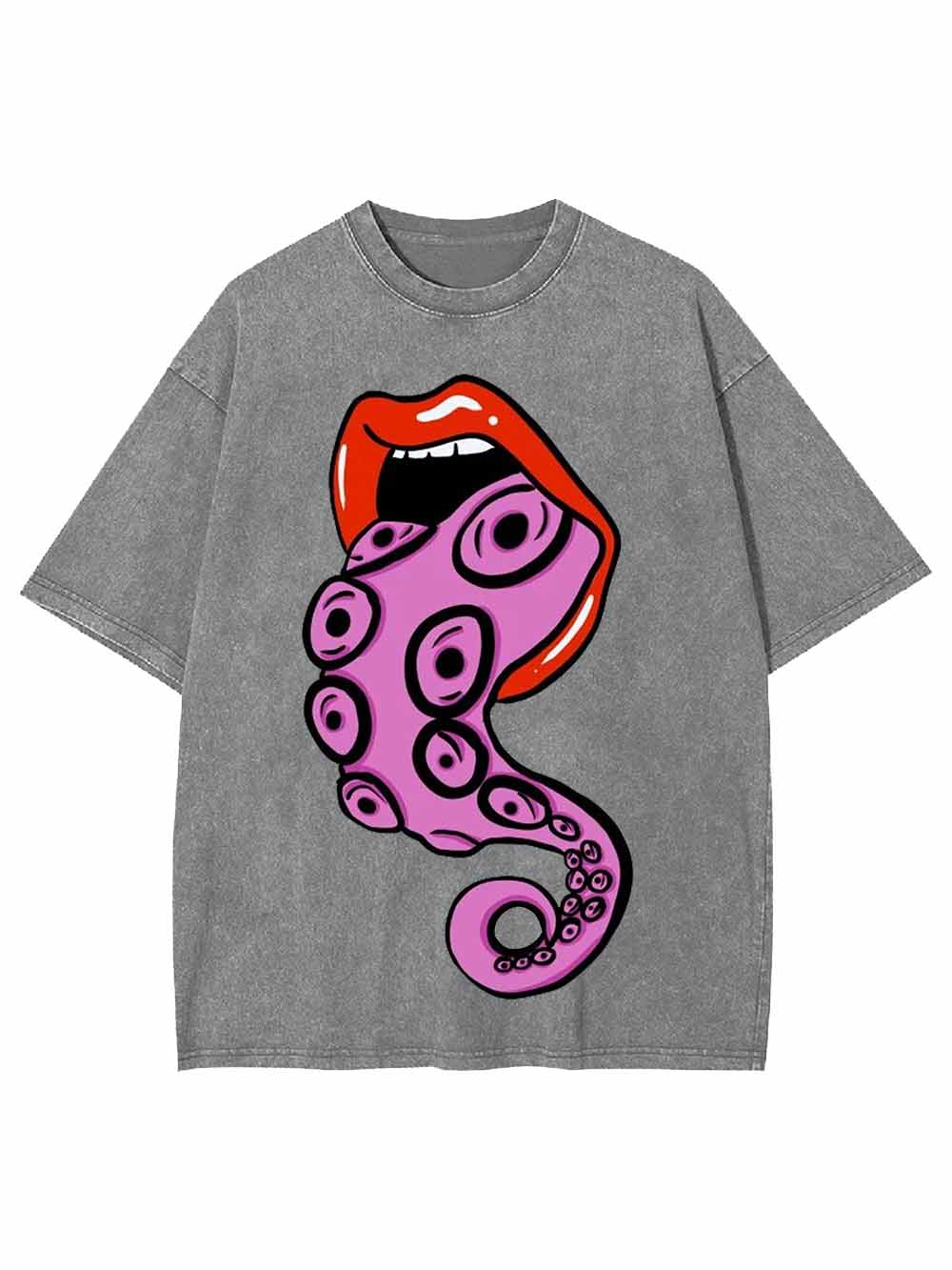 Octopus Tongue Washed Tshirt