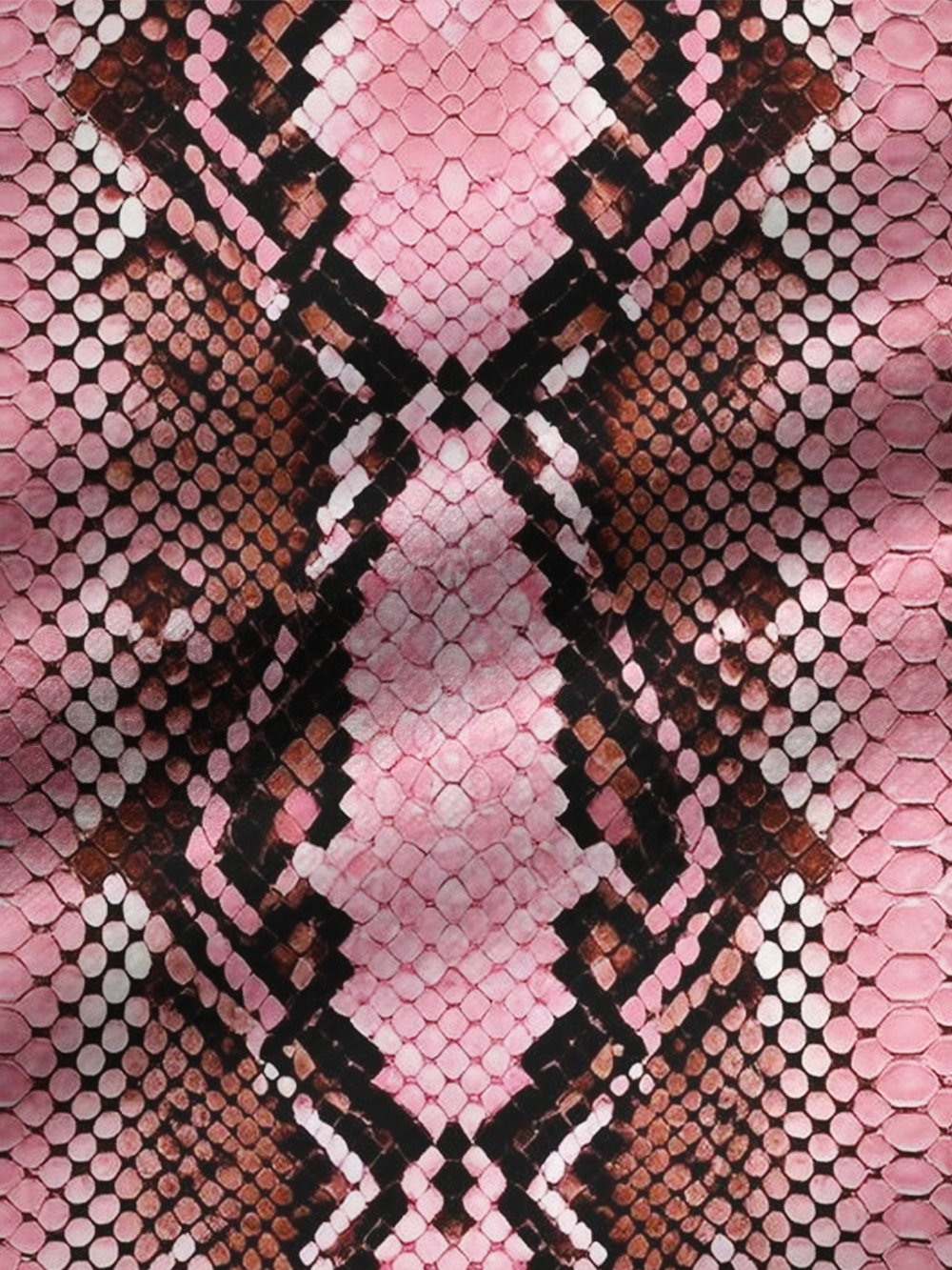 PINK SNAKE FULL-PRINT SPAGHETTI-STRAP TOP