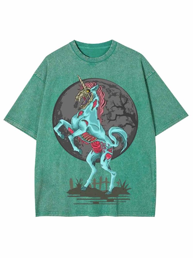 Lunar Unicorn Washed Tshirt