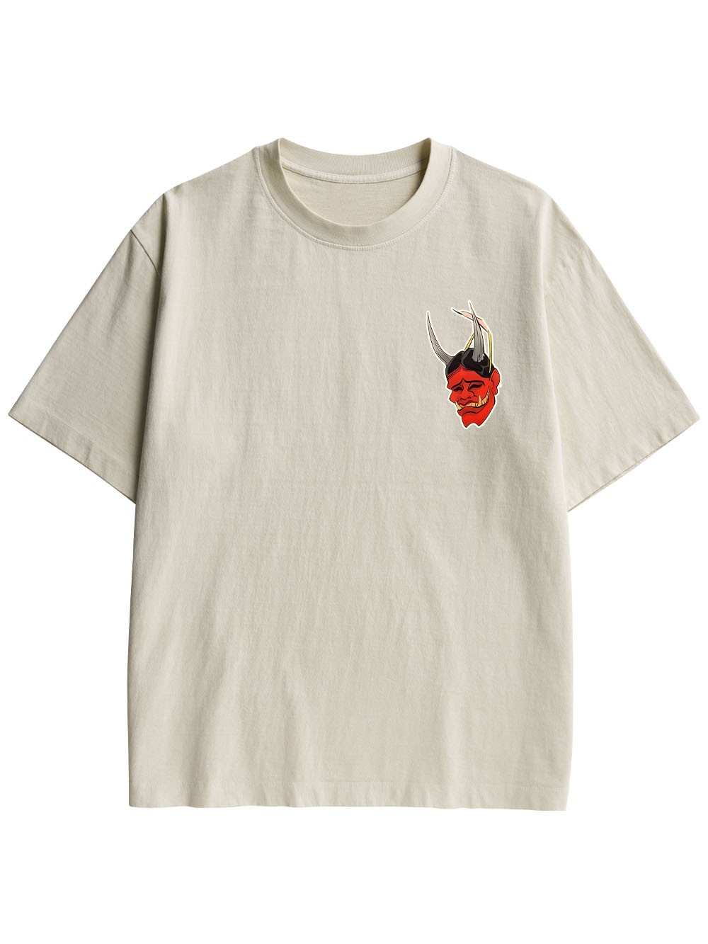 TATTOOED MYSTIQUE DOUBLE SIDED PRINT WASHED TSHIRT