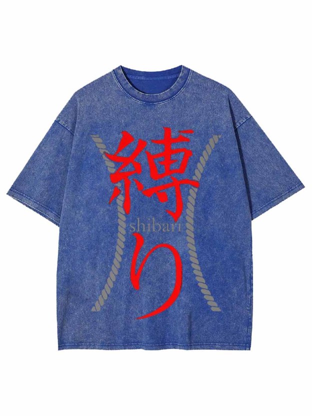 Shibari Kanji Washed Tshirt