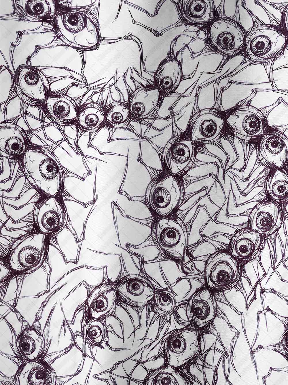 Thousand-legged Eye Graphic T-shirt
