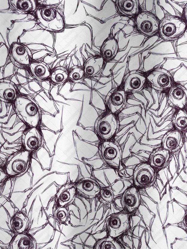 Thousand-legged Eye Graphic T-shirt