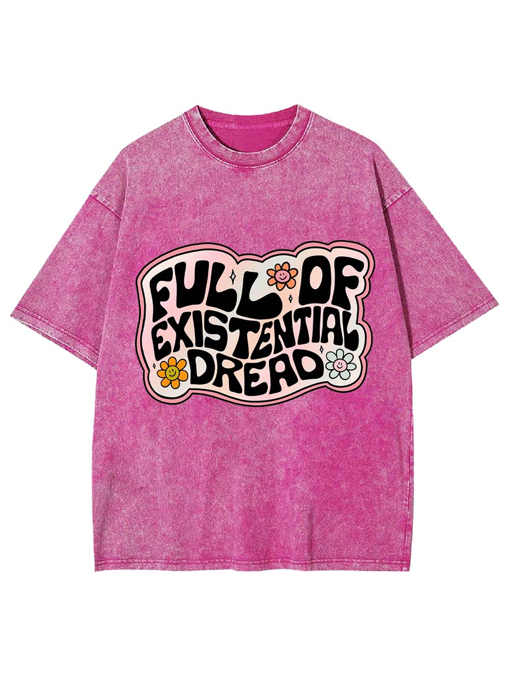 Full Of Existential Dread Washed Tshirt