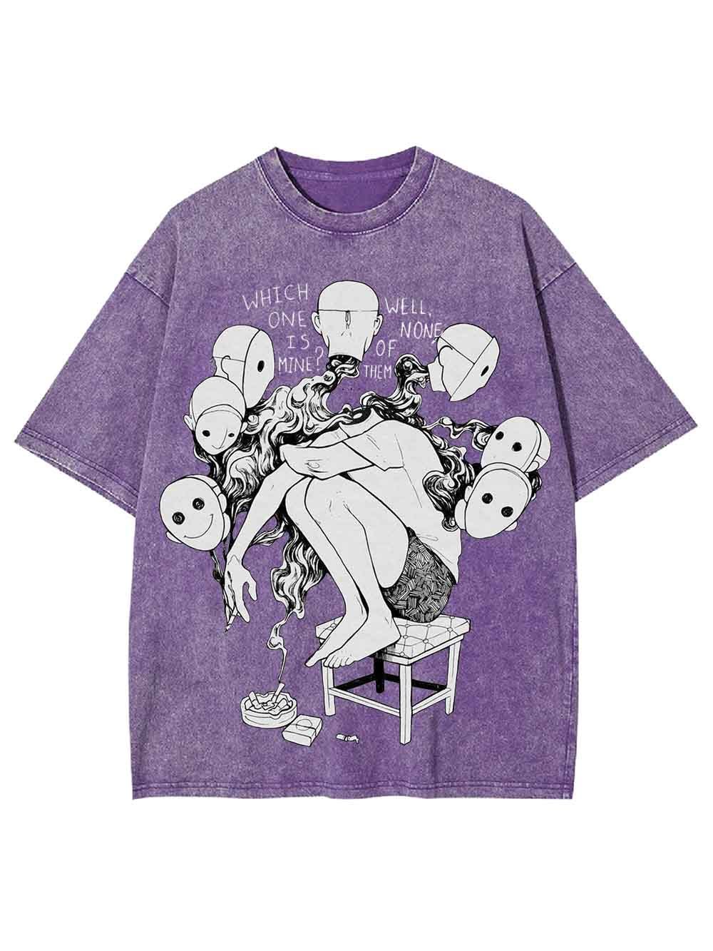 WHICH ONE IS MINE WASHED TSHIRT