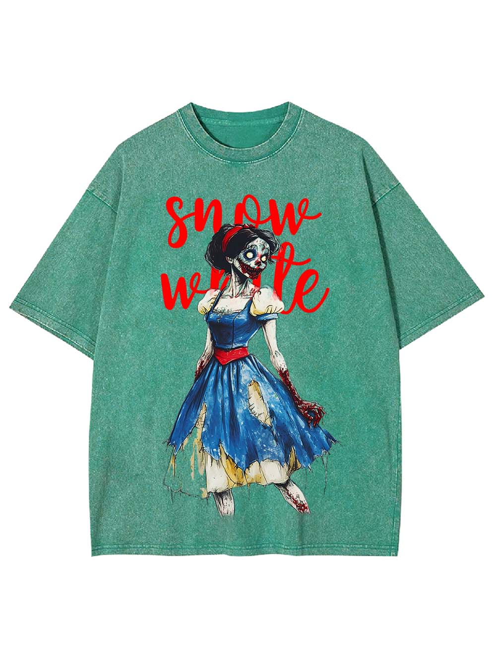 Zombie Snow White Washed Tshirt