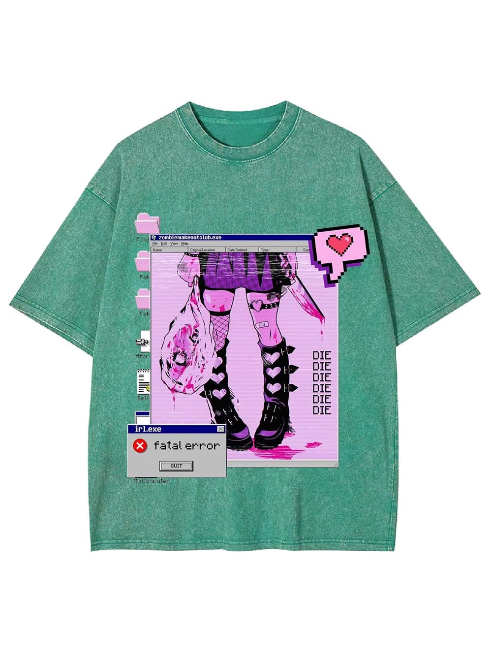 Fatal Error Washed Tshirt